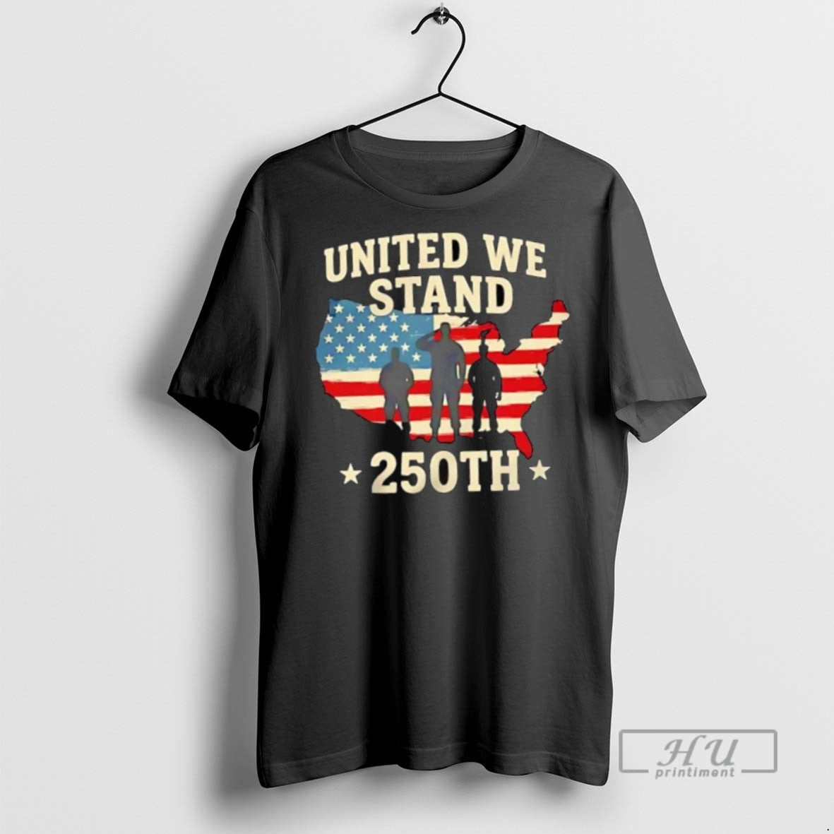 Trending Us Veteran United We Stand 250th Anniversary T Shirt