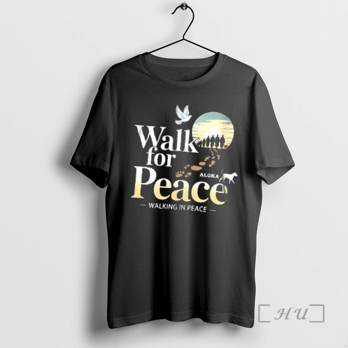 Trending Walk For Peace Walk In Place Aloka And Dove Illustration Premium T Shirts Sweater Hoodie, Sweatshirt | DripVista.com