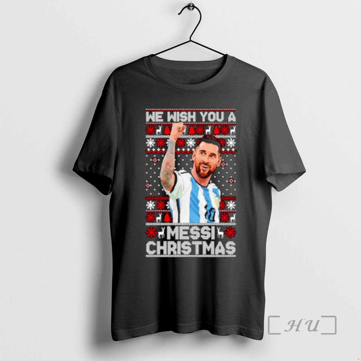 Trending We Wish You A Messi Xmas Ugly Christmas Ornaments T-Shirts, Hoodie, Sweatshirt | DripVista.com