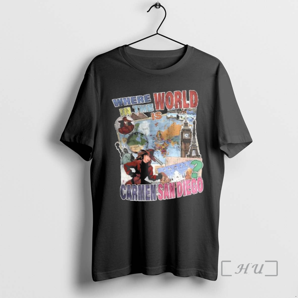 Trending Where In The World Is Carmen Sandiego Cartoon Retro T-Shirts, Hoodie, Sweatshirt | DripVista.com