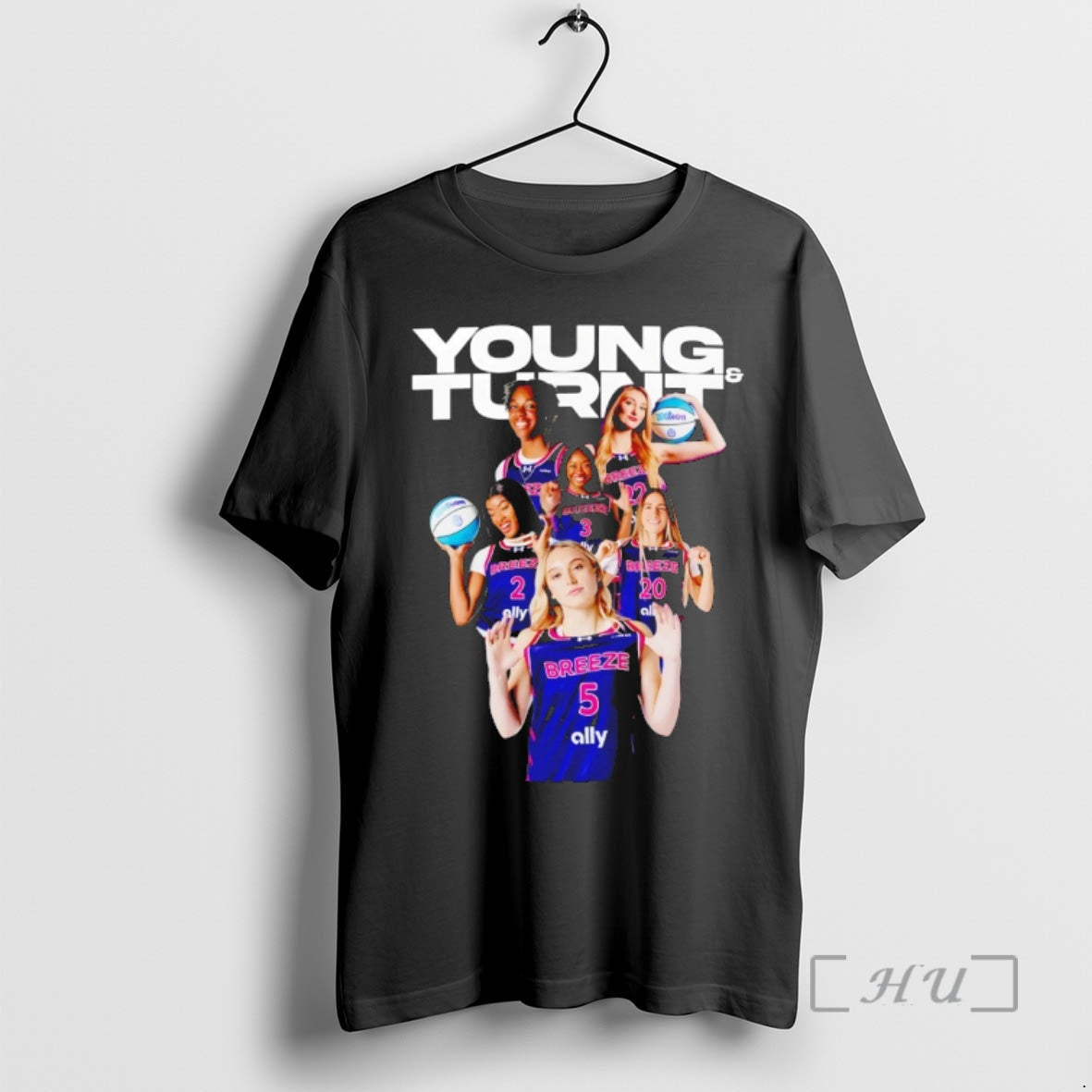 Trending Young And Turnt Breeze Basketball Unrivaled Sgg Hoops Paige Bueckers Premium T Shirts Sweater Hoodie, Sweatshirt