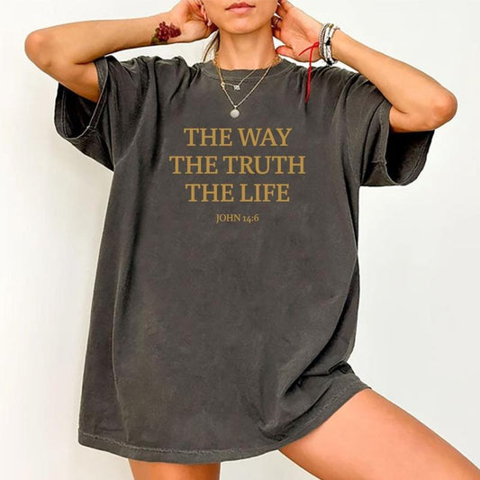 Trendy Christian Aesthetic T-Shirt - Jesus Christian Classic Graphic Tee, Mens Christian Shirt Cotton Menswear, Clothing Bible Verse T Shirt Christian Men Gift