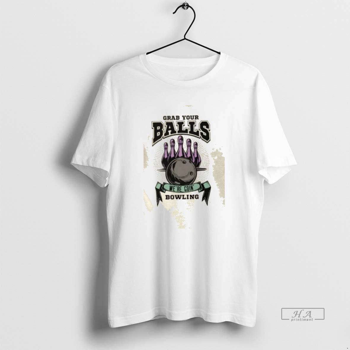 Trendy Grab Your Balls Bowling Adult