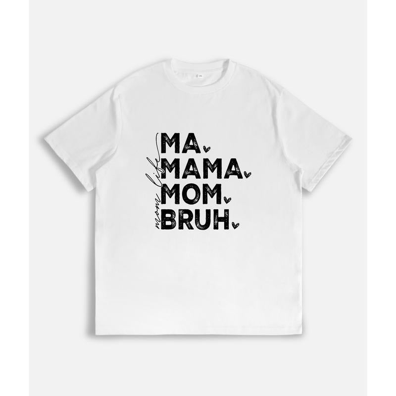 Trendy Gunpla brand Quirky Lightsaber brand - Shirt: "Superhero team MAMA MOM BRUH" Red plumber brand Fun, Distressed