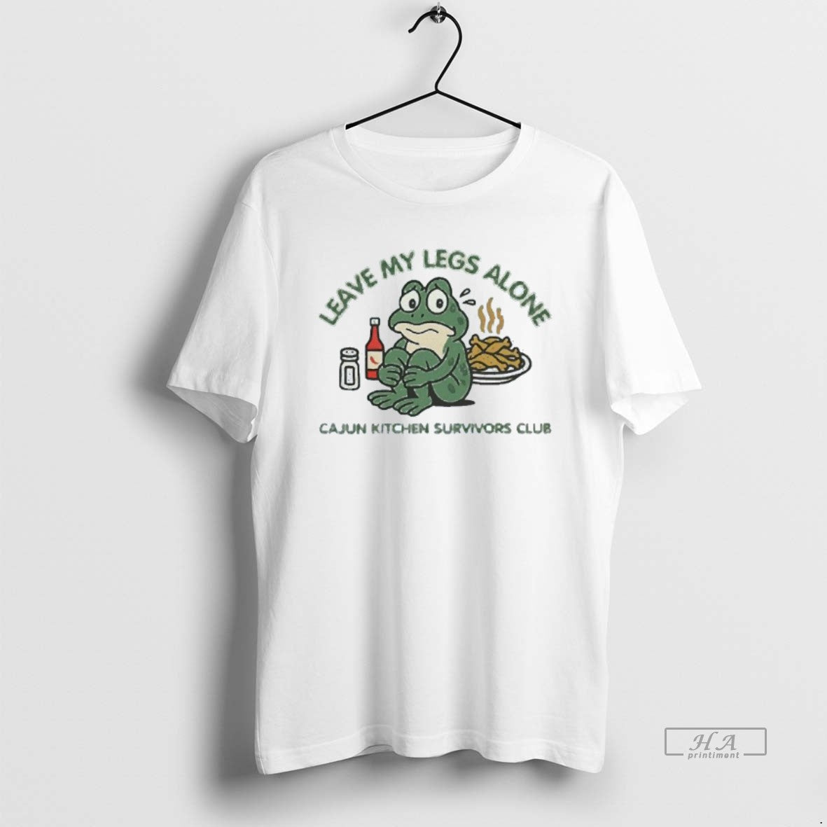 Trendy Leave My Legs Alone Cajun Kitchen Survivors Club Mens White Tee