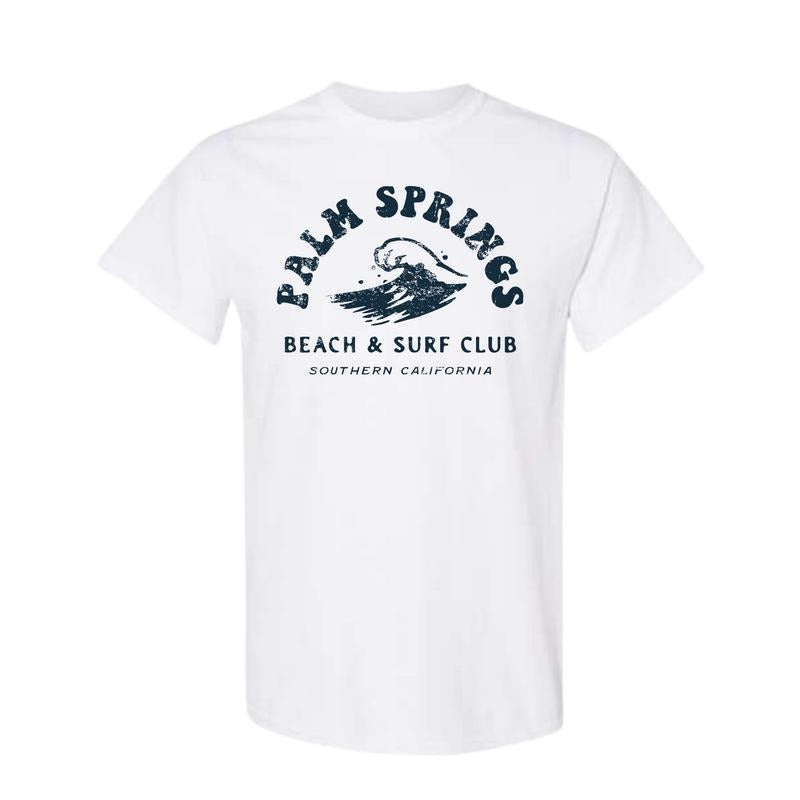 Trendy Palm Springs Shirt Beach Tshirt Beachy Tee Oversized Tshirt Distressed Summer Tee VSCO Coconut Girl Y2k Beach...