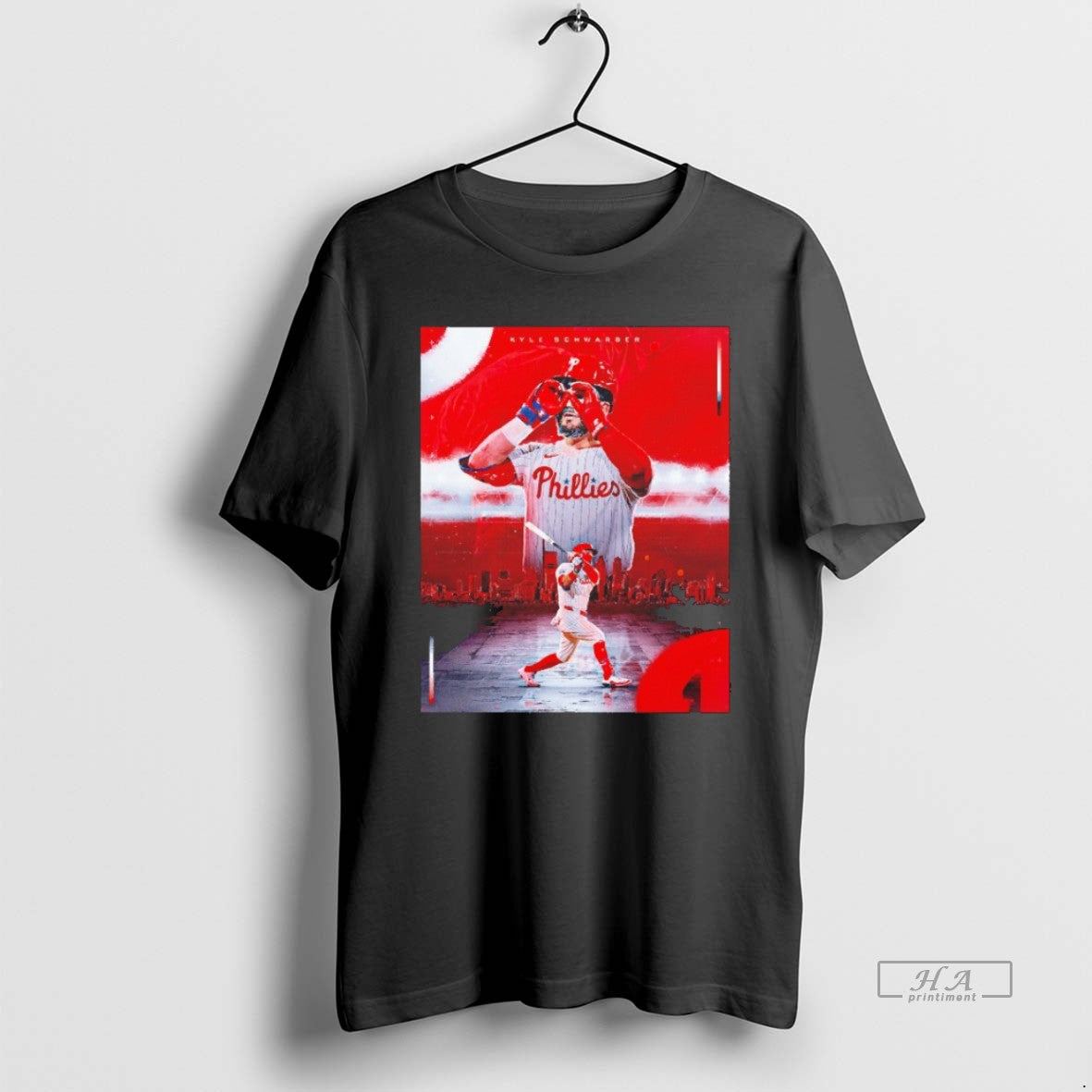 Trendy Philadelphia Phillies Kyle Schwarber Griddy Are You Kidding Me Blackshirt
