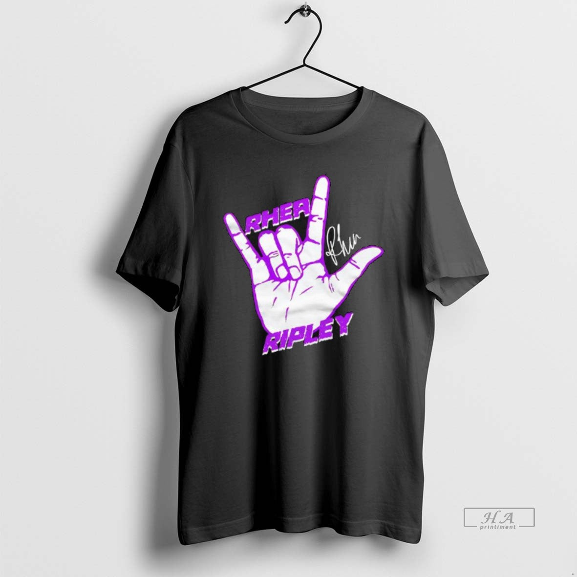 Trendy Rhea Ripley Signature Rock On Hand