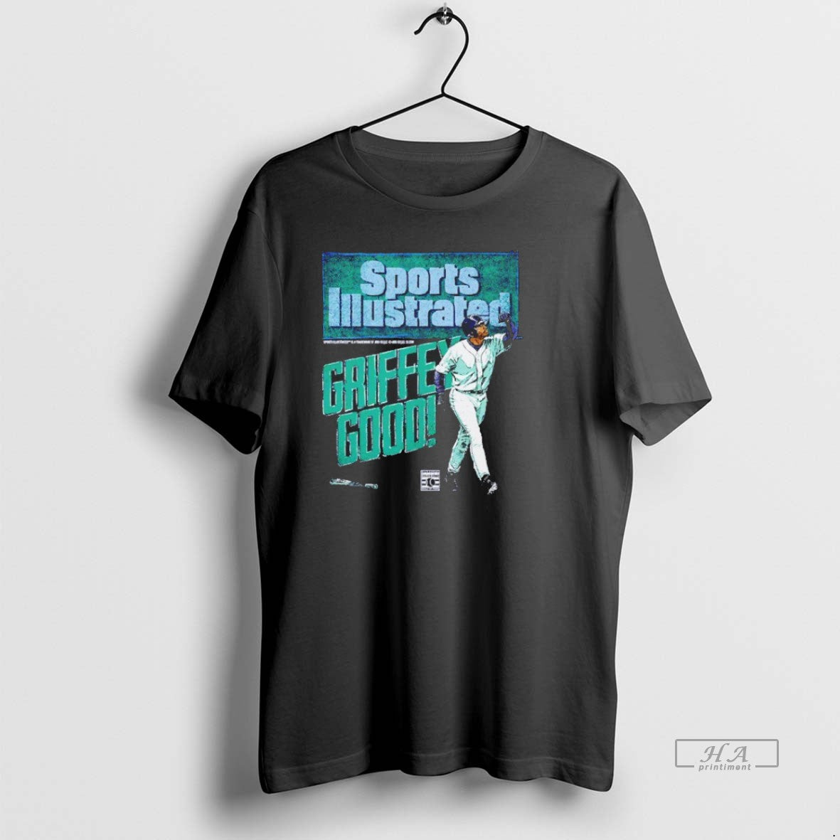 Trendy Sports Illustrated And Seattle Mariners Griffey Good Ken Griffey Jr Blackshirt