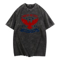 Trendy Washed Lightsaber brand - Shirt: Iconic Eagle Design with WB shield Retro - modern Appeal