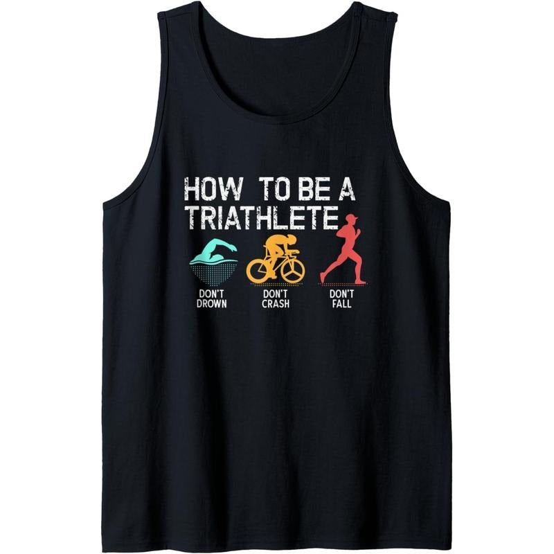 Triathlete Tshirt Swimmer Cyclist Runner - Triathlon Gifts Tank Top Made in USA Hoodie, Sweatshirt | DripVista.com