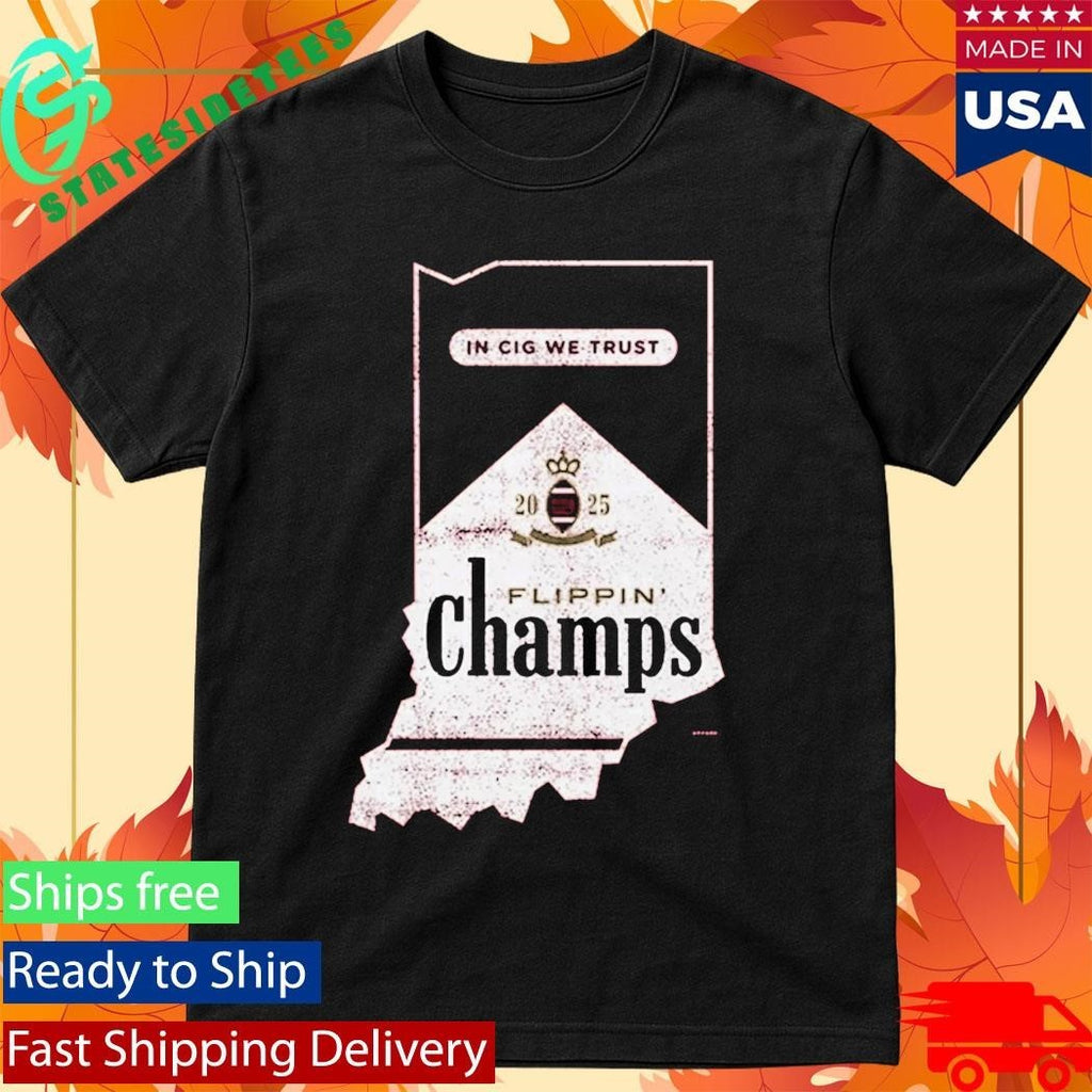 Tricia Whitaker Flippin Champs Indiana College Football Fans Shirt
