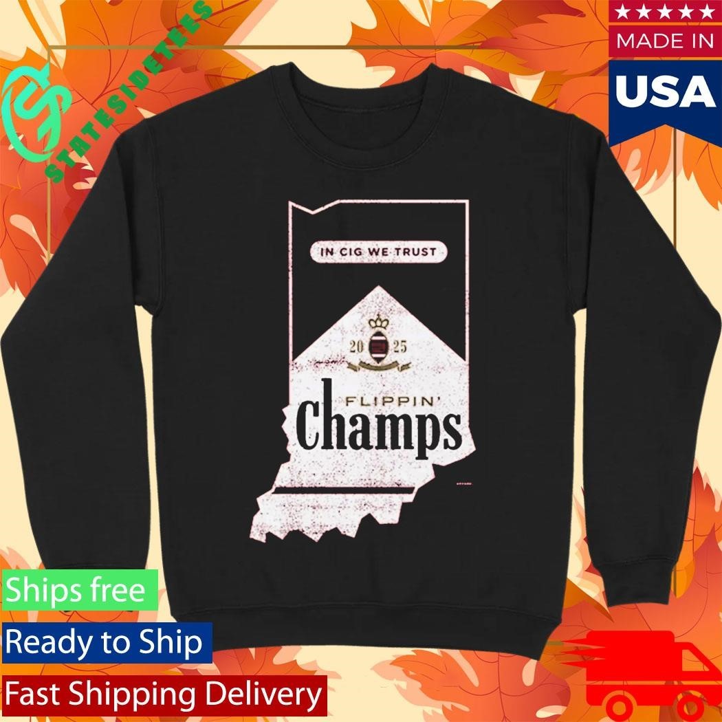 Tricia Whitaker Flippin Champs Indiana College Football Fans Shirt