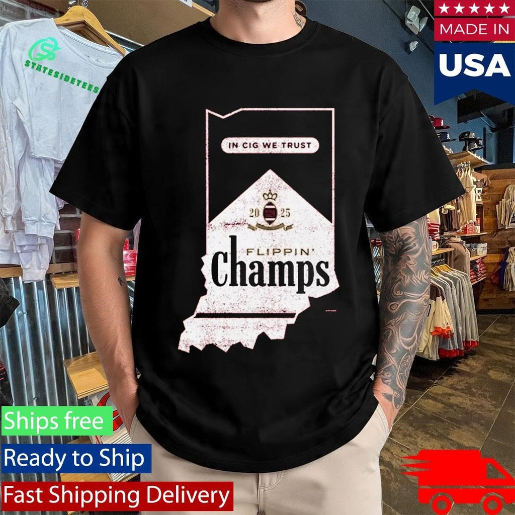 Tricia Whitaker Flippin Champs Indiana College Football Fans Shirt