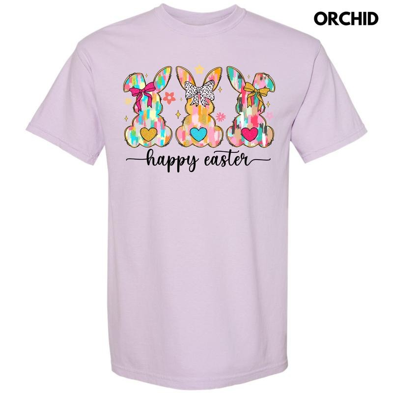 Triple Brushstroke Bunnies Comfort Colors T-Shirt Hoodie, Sweatshirt | DripVista.com