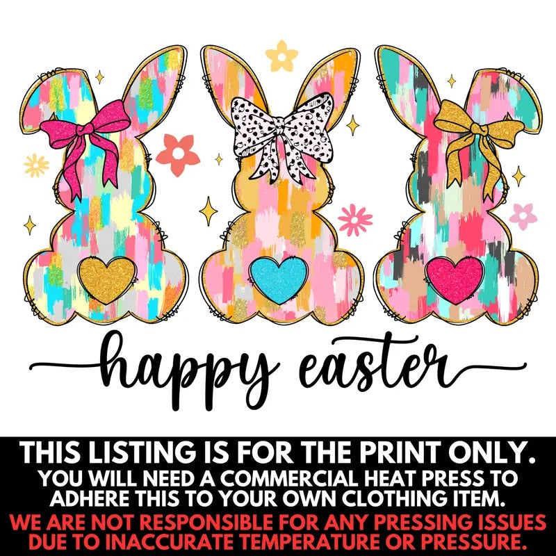 Triple Brushstroke Bunnies Print - PRINT ONLY 'NLB' T-Shirts, Hoodie, Sweatshirt | DripVista.com
