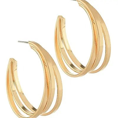 Triple Layered Hoop Earrings T-Shirts, Hoodie, Sweatshirt | DripVista.com
