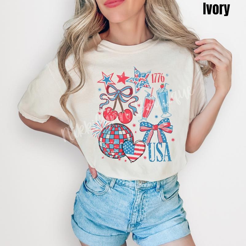 True American Collage Comfort Colors T-Shirt 'NLB' Hoodie, Sweatshirt | DripVista.com