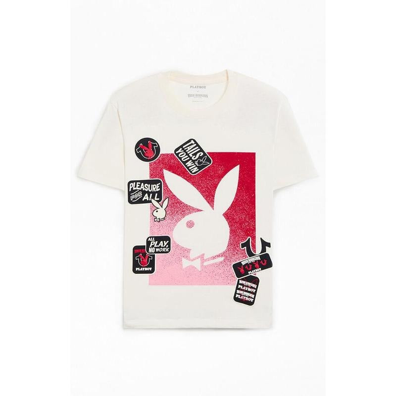 True Religion Men's x Playboy Patch Bunny T-Shirt - Multicolor Hoodie, Sweatshirt | DripVista.com
