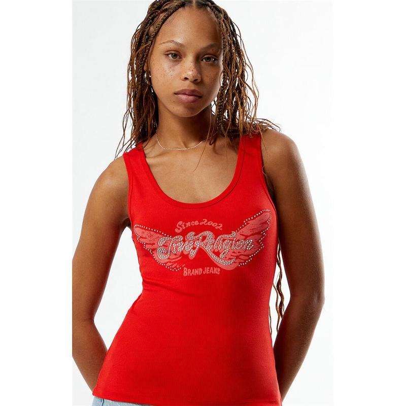 True Religion Women's Heritage Wing Classic Tank Top T-Shirts, Hoodie, Sweatshirt | DripVista.com