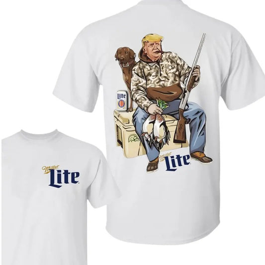 Trum Hunter Miler Lite Shirt , Trum and Your Hunt Dog Shirt, Miler Lite Beer Shirt, Trum 2024 Shirt, Hunting Season Shirt, For Men, For Women