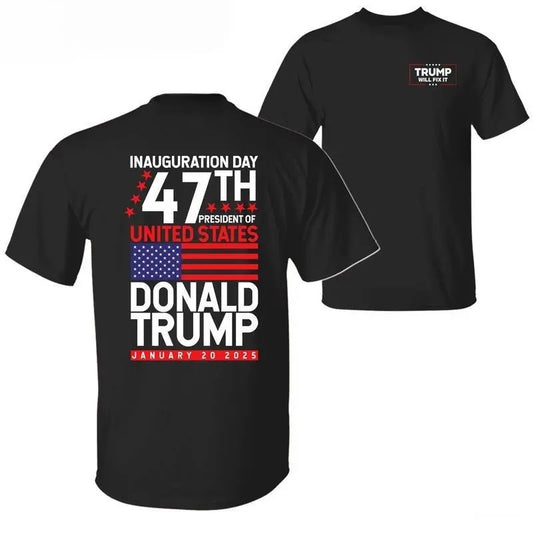 Trum Won 2024 Election Inauguration 47th President Shirt- Sweatshirt-Hoodie, Inauguration Shirt, Supporters Graphic Printed Unisex Classic Cotton