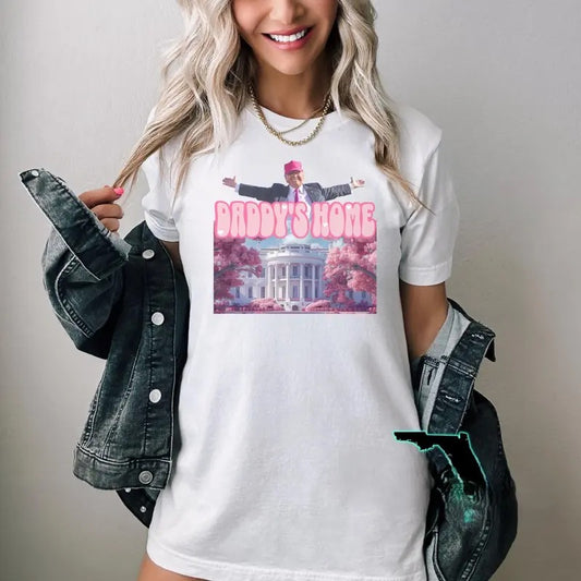 Trummp Sweatshirt, Daddy's Home Sweater, White House Trummp 2024, Republican Sweatshirt, Trendy Let's Go Brandon QXUKR