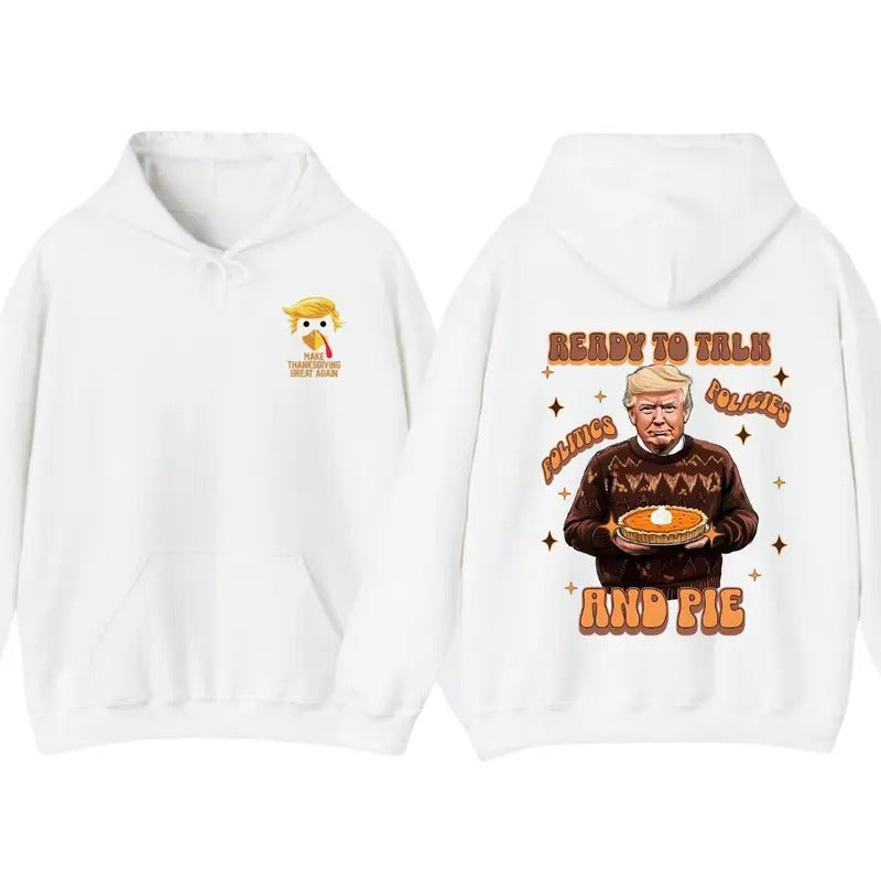 Trummp won again T-Shirt, Hoodie Make Thanksgiving Great Again, Trumpp Thanksgiving Sweatshirt | DripVista.com