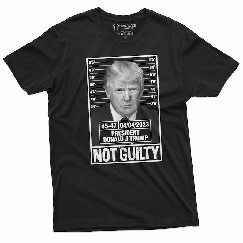 Trump  Photo T-shirt Not Guilty 45-47 President Tee shirt  sweater Hoodie, Sweatshirt | DripVista.com