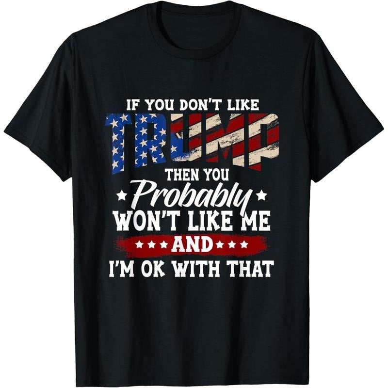 Trump 2024 American Flag 4th of July Trump 2024 T-Shirt made in usa Hoodie, Sweatshirt | DripVista.com