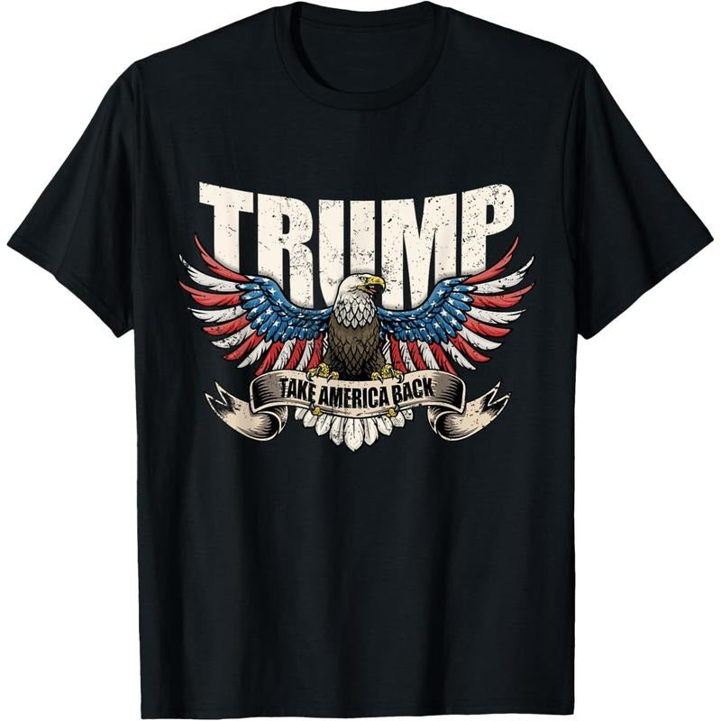 Trump 2024 Flag Take America Back Men Women Donald Trump T-Shirt made in usa Hoodie, Sweatshirt | DripVista.com