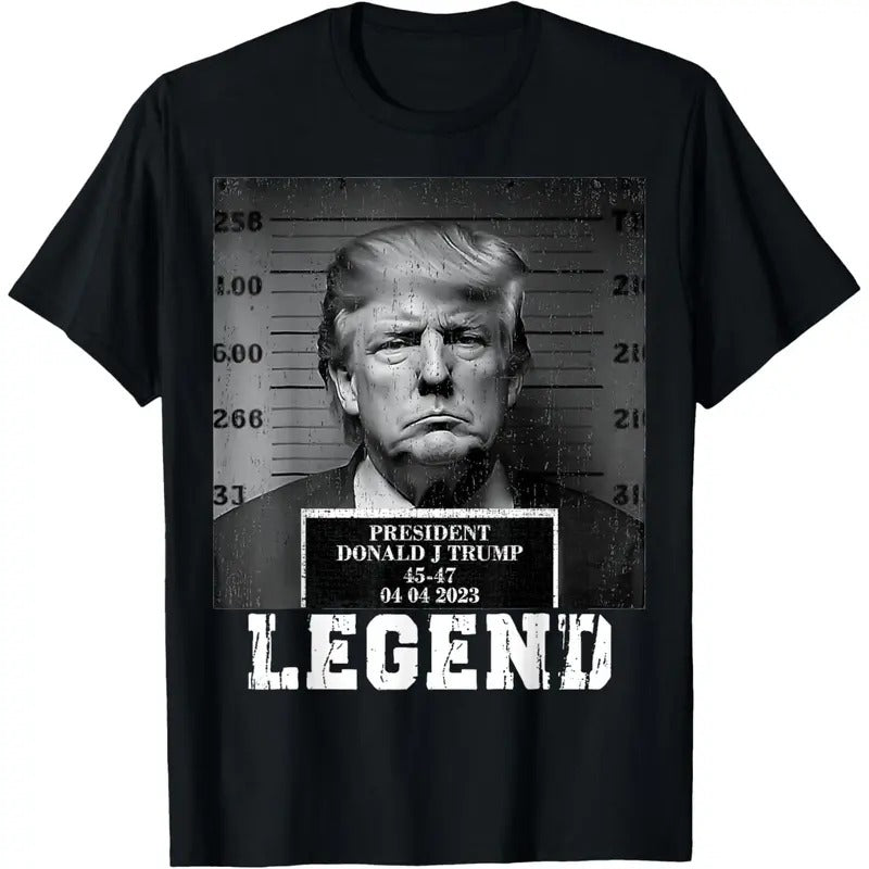 Trump 2024 Mugshot President Legend T-Shirt made in usa Hoodie, Sweatshirt | DripVista.com