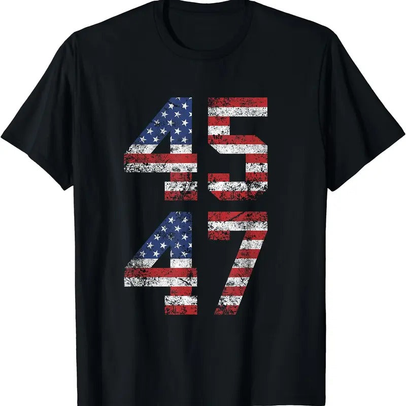 Trump 2024 Vintage Shirt, Trump 45-47 T-Shirt