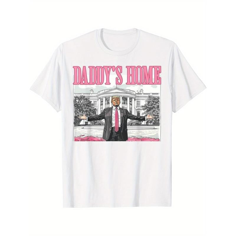 Trump Daddys Home White House 2024 T-Shirt made in usa Hoodie, Sweatshirt | DripVista.com