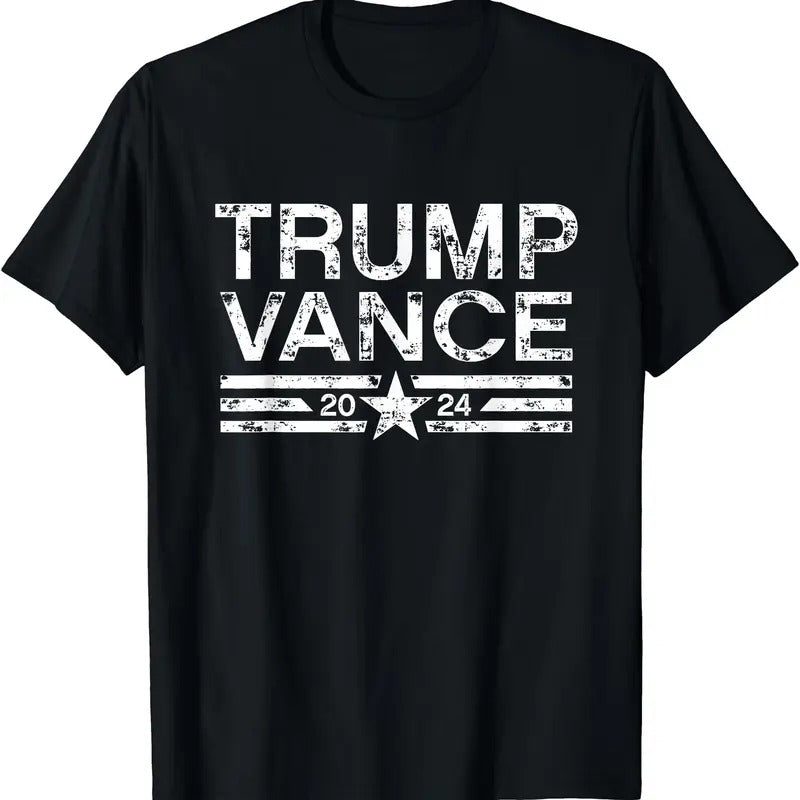Trump J.D. Vance 2024 Retro Stripe Trump Vance T-Shirt Hoodie, Sweatshirt | DripVista.com