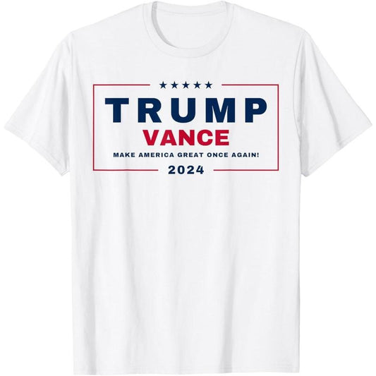 Trump JD Vance VP Make America Great Once Again! MAGA 2024 T-Shirt made in usa