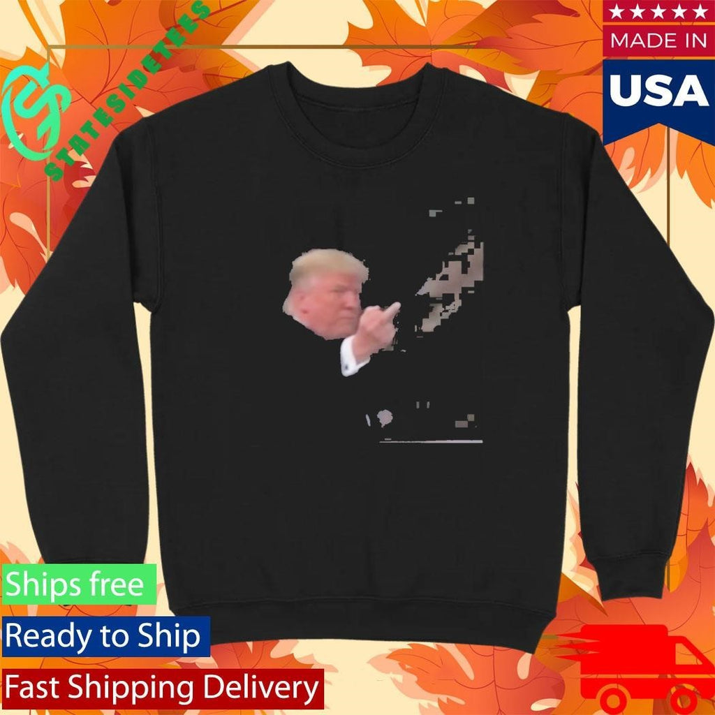 Trump Middle Finger To Ford Worker Shirt