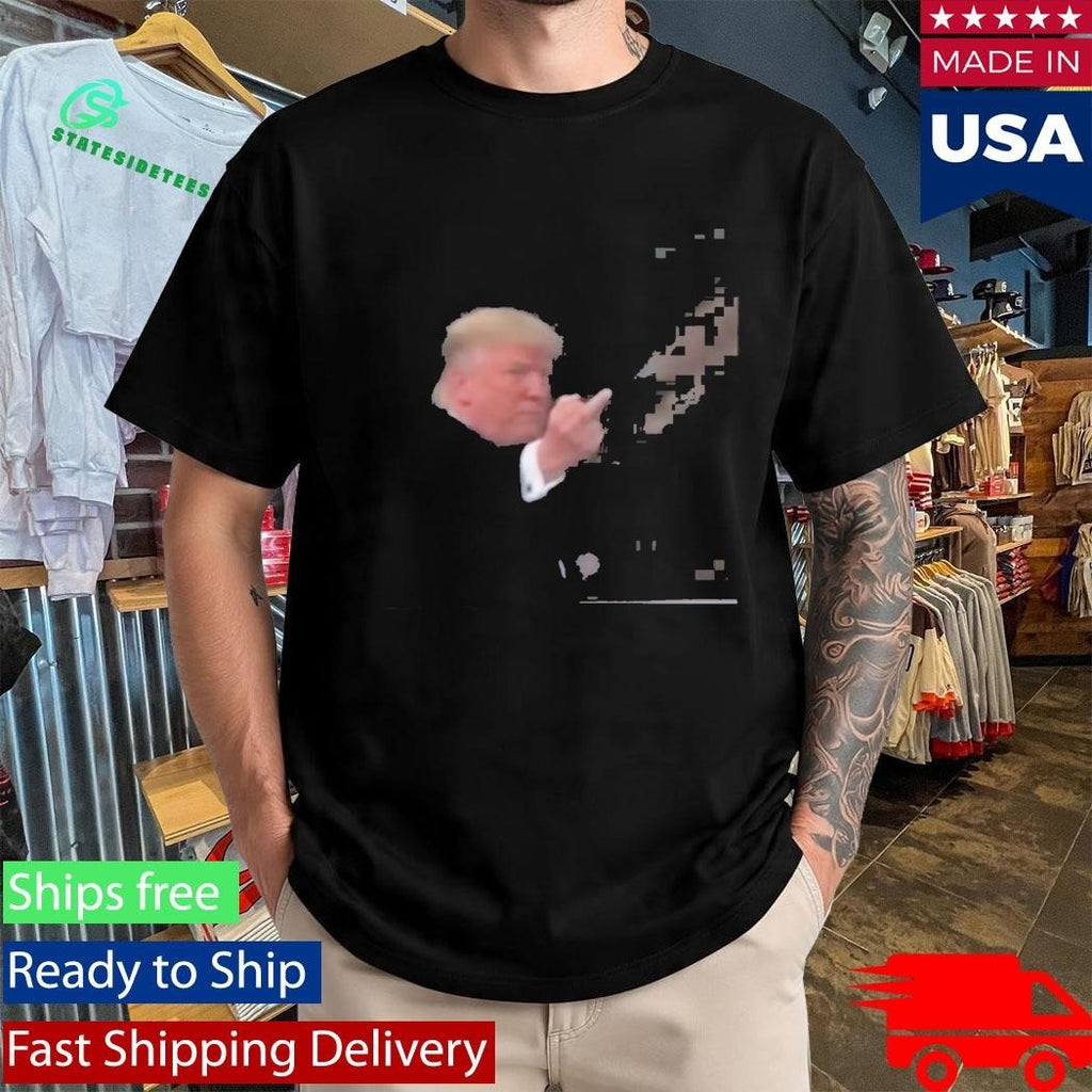 Trump Middle Finger To Ford Worker Shirt
