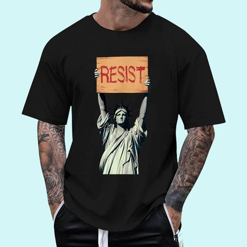 Trump Resist Trump Protest Anti Political Protest T-Shirt | Tee For Men and Women, Unisex Cotton Hoodie, Sweatshirt