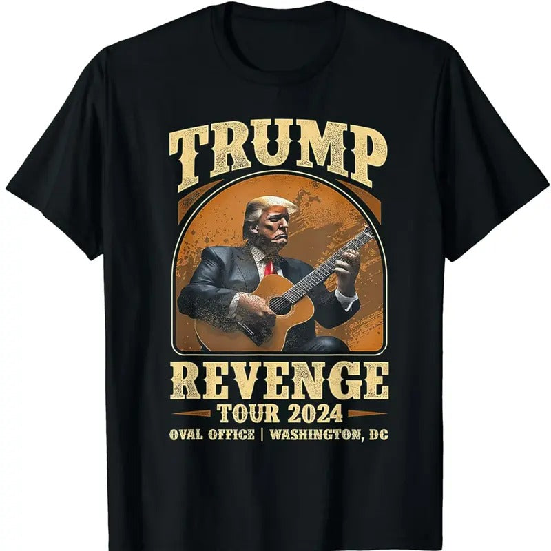 Trump Revenge Tour 2024 T-Shirt Graphic Tee Tops Underwear Crewneck Menswear T Shirt Hoodie, Sweatshirt | DripVista.com