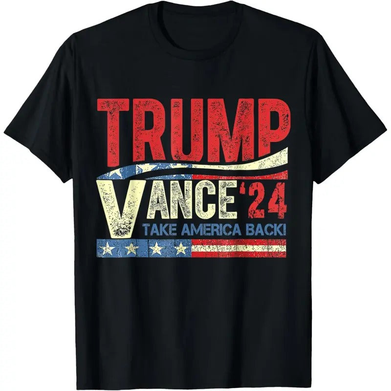 Trump Vance '24 Vintage 2024 T-Shirt made in usa Hoodie, Sweatshirt | DripVista.com