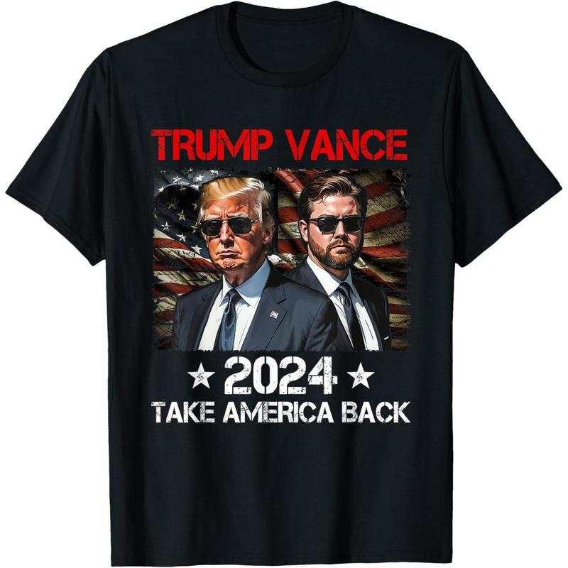 Trump Vance 2024 Donald Trump J.D. Vance Take America Back T-Shirt made in usa Hoodie, Sweatshirt | DripVista.com