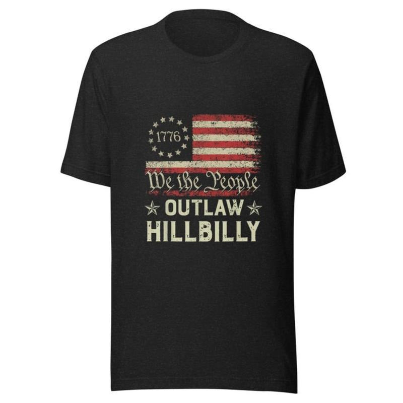 Trump Vance 2024 J.D. Vance Outlaw Hillbilly T-Shirt made in usa Hoodie, Sweatshirt | DripVista.com