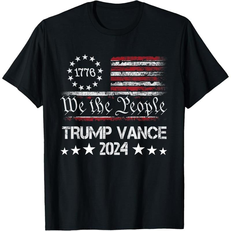 Trump Vance 2024 President Trump Supporter Re-Election T-Shirt made in usa Hoodie, Sweatshirt | DripVista.com