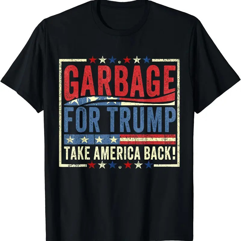 Trump Vance 2024 Proud to be Garbage Presidential Election T-Shirt Clothing Cotton Hoodie, Sweatshirt | DripVista.com