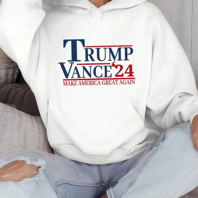 Trump Vance 2024, make america great again Hoodie T-Shirts, Sweatshirt | DripVista.com