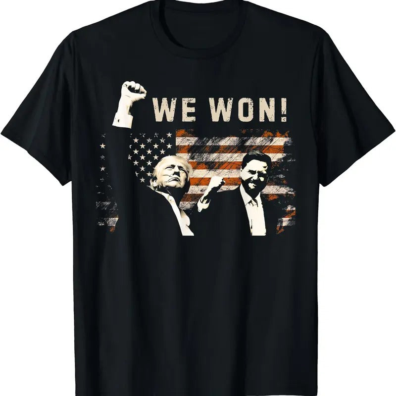 Trump Vance We Won Win Inauguration Day 2025 47th President T-Shirt Hoodie, Sweatshirt | DripVista.com