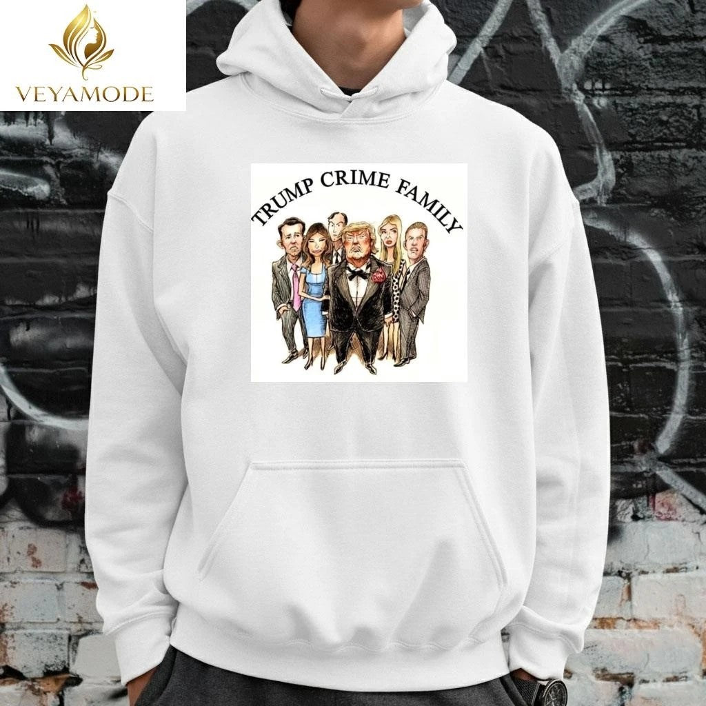 Trump crime family paint tee