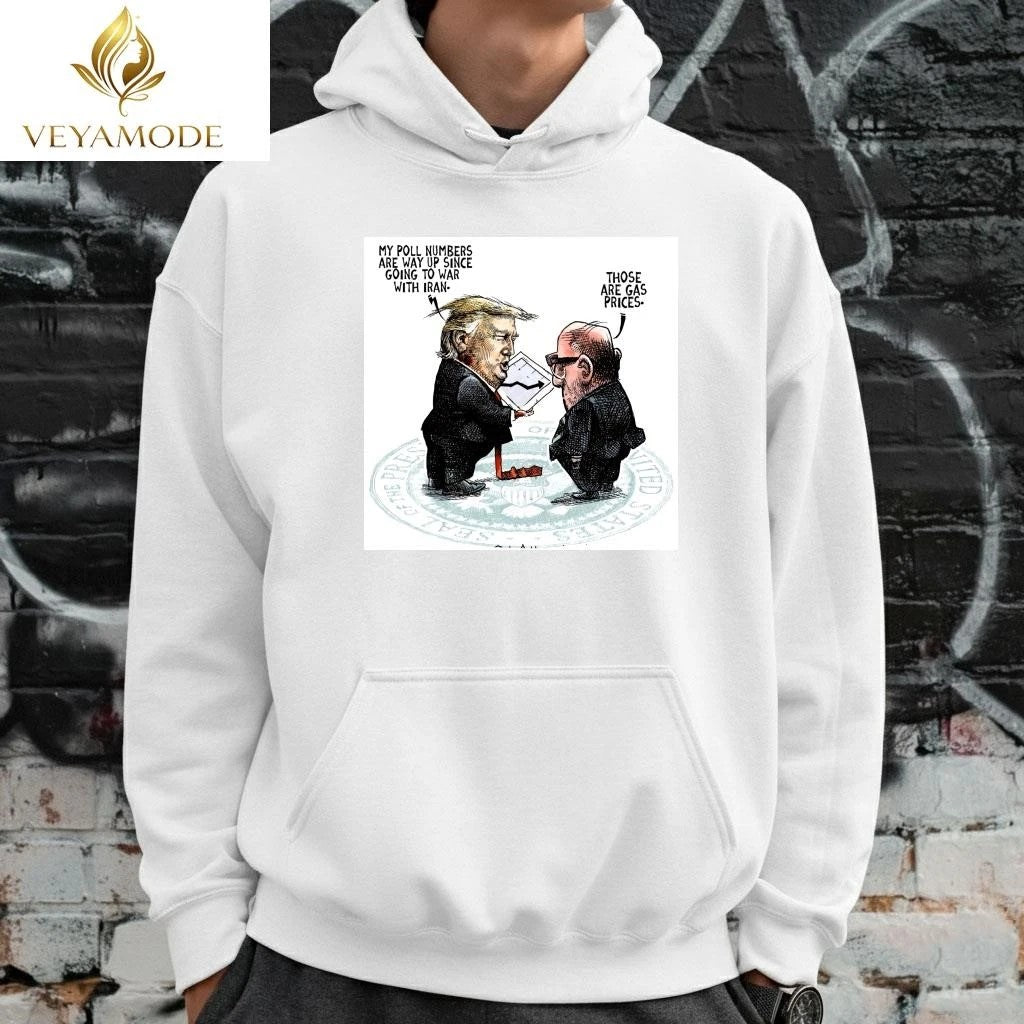 Trump my poll numbers are way up since going to war with Iran tee