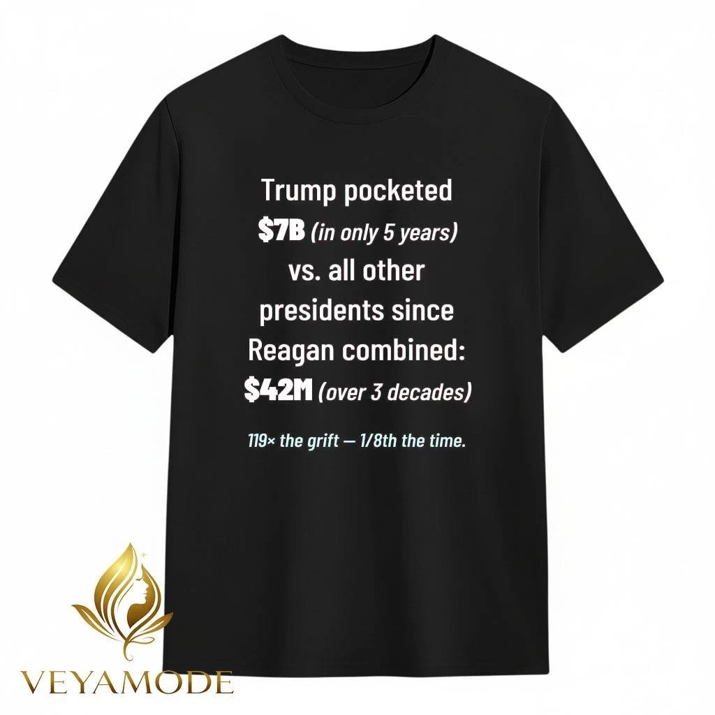 Trump pocketed in only 5 years tee